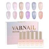 6 Colors Jelly Gel Polish Set - S15 Misty Garden